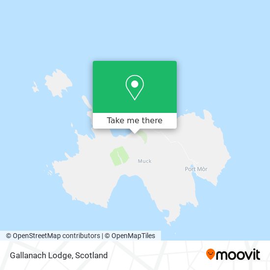 Gallanach Lodge map