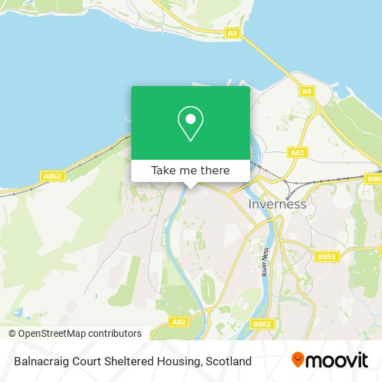 Balnacraig Court Sheltered Housing map