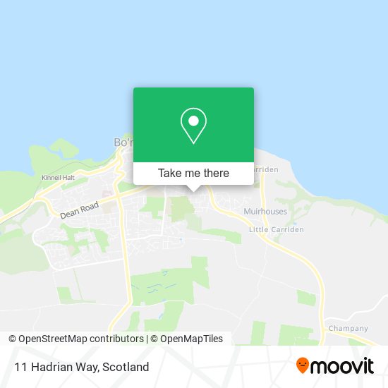 11 Hadrian Way map