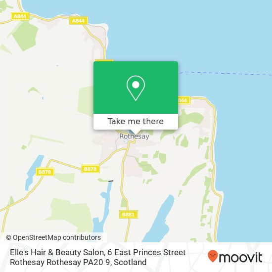 Elle's Hair & Beauty Salon, 6 East Princes Street Rothesay Rothesay PA20 9 map