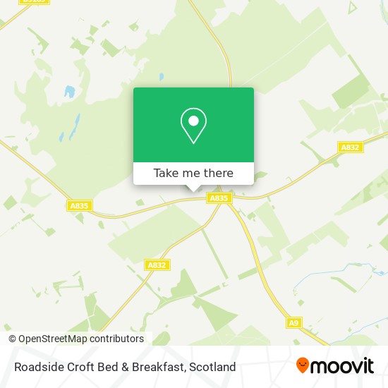 Roadside Croft Bed & Breakfast map
