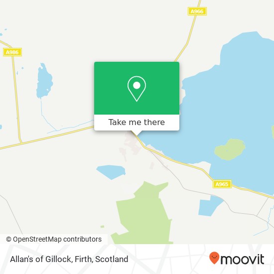 Allan's of Gillock, Firth map