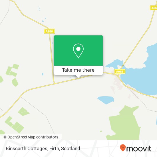 Binscarth Cottages, Firth map