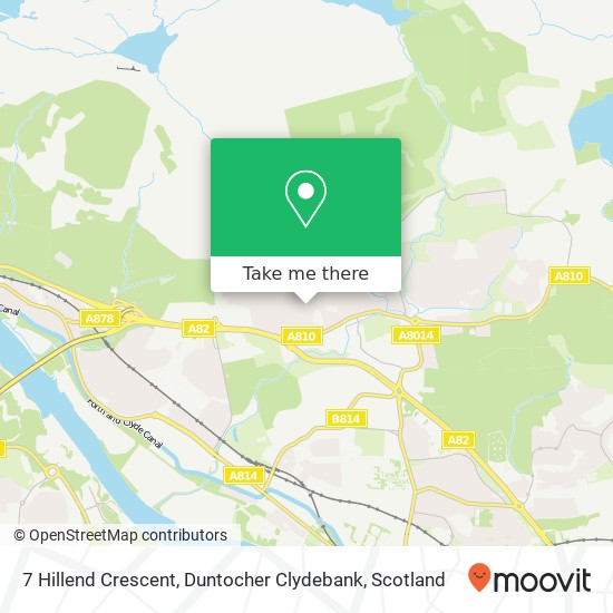 7 Hillend Crescent, Duntocher Clydebank map
