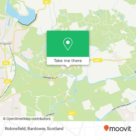 Robinsfield, Bardowie map