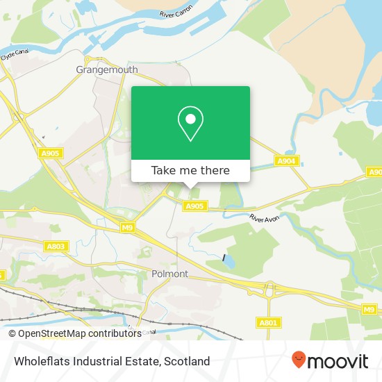 Wholeflats Industrial Estate map