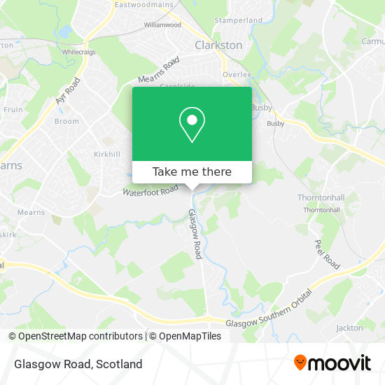 Glasgow Road map