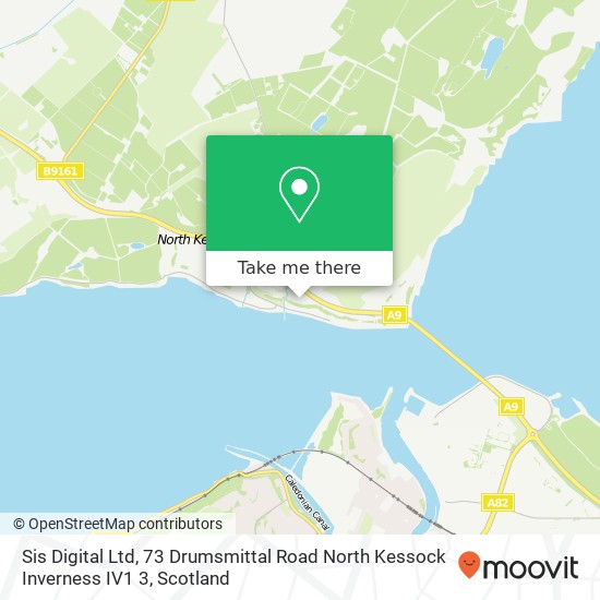 Sis Digital Ltd, 73 Drumsmittal Road North Kessock Inverness IV1 3 map