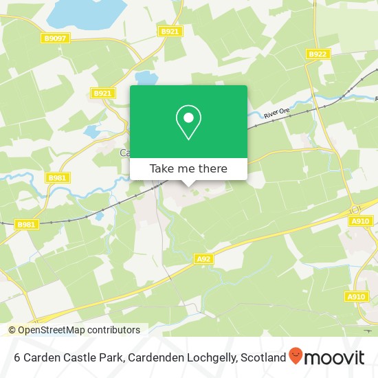 6 Carden Castle Park, Cardenden Lochgelly map