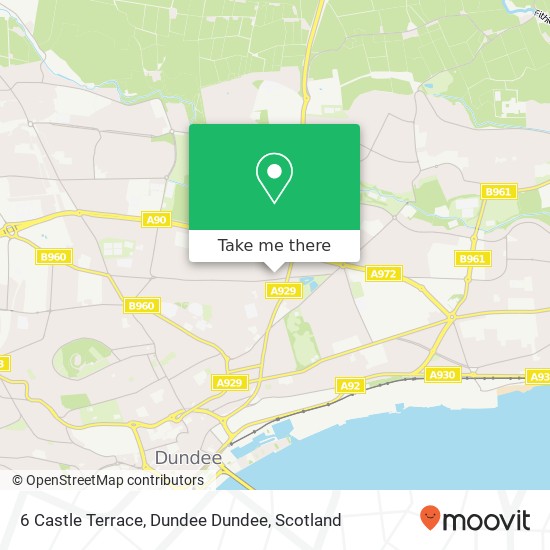 6 Castle Terrace, Dundee Dundee map