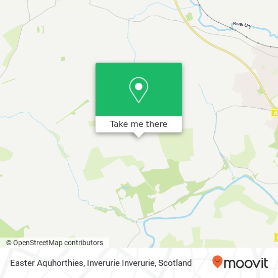Easter Aquhorthies, Inverurie Inverurie map