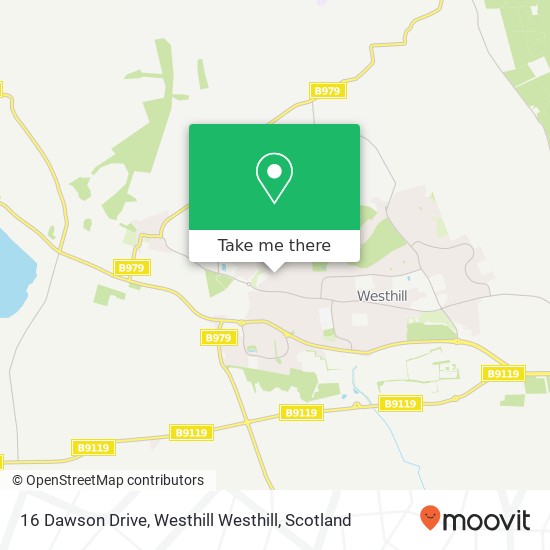 16 Dawson Drive, Westhill Westhill map