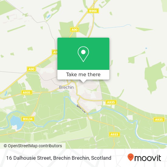 16 Dalhousie Street, Brechin Brechin map