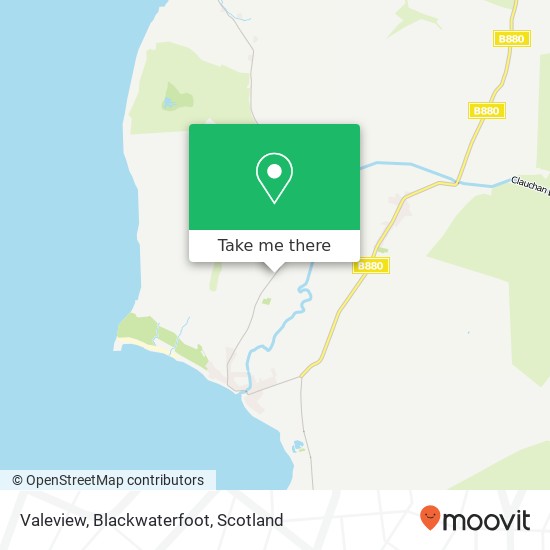 Valeview, Blackwaterfoot map