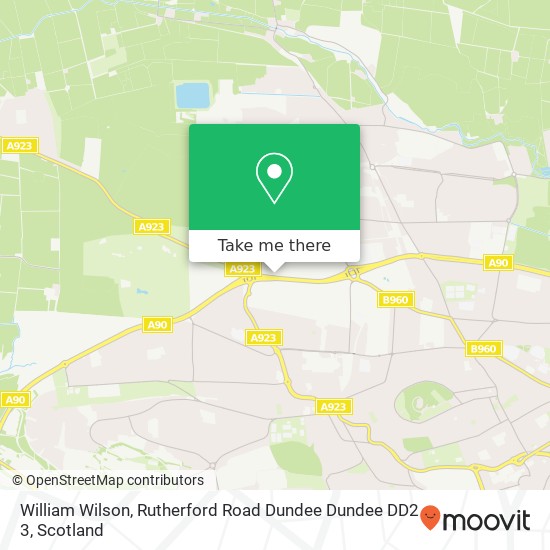 William Wilson, Rutherford Road Dundee Dundee DD2 3 map