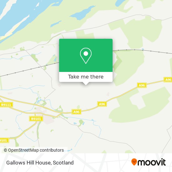 Gallows Hill House map