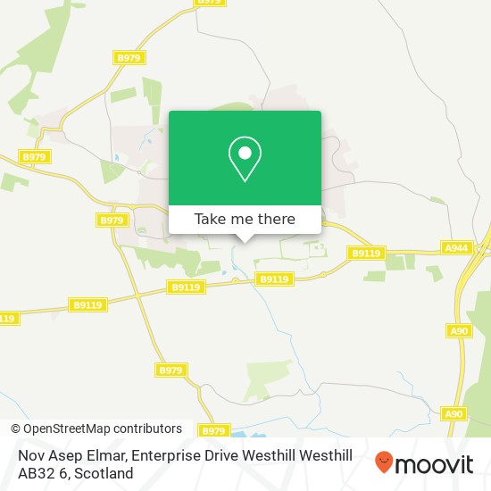 Nov Asep Elmar, Enterprise Drive Westhill Westhill AB32 6 map