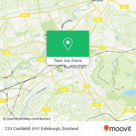 233 Castlehill, EH1 Edinburgh map