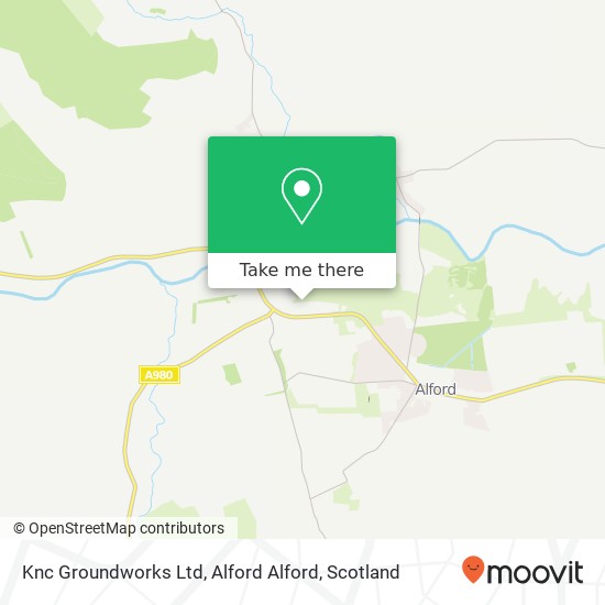 Knc Groundworks Ltd, Alford Alford map