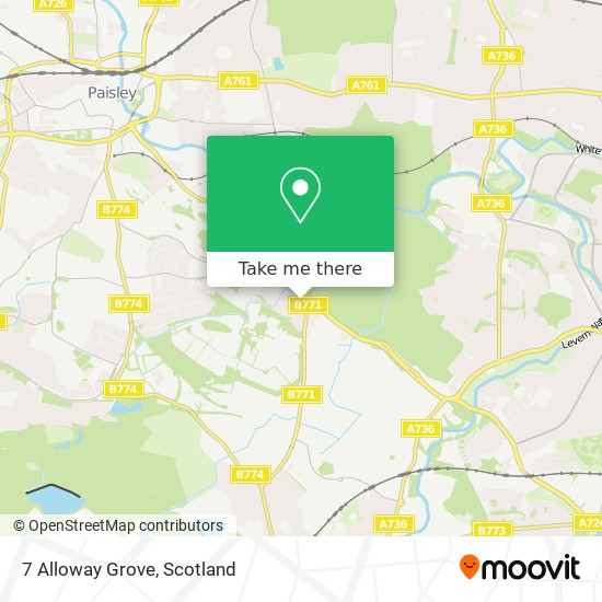 7 Alloway Grove map