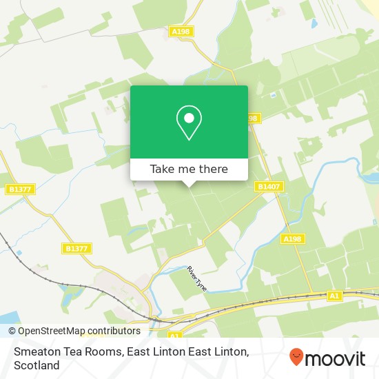 Smeaton Tea Rooms, East Linton East Linton map