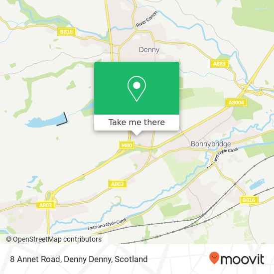 8 Annet Road, Denny Denny map