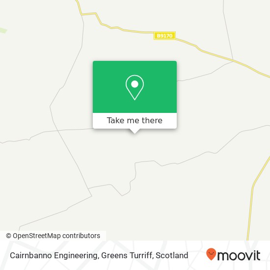 Cairnbanno Engineering, Greens Turriff map