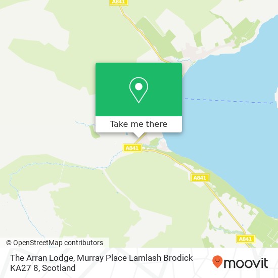 The Arran Lodge, Murray Place Lamlash Brodick KA27 8 map