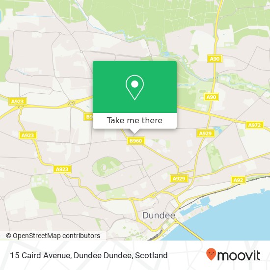 15 Caird Avenue, Dundee Dundee map