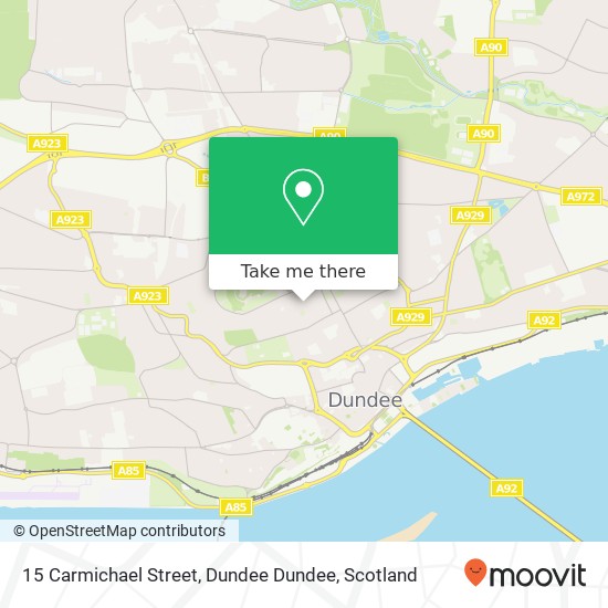 15 Carmichael Street, Dundee Dundee map