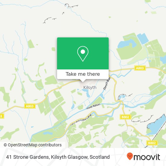41 Strone Gardens, Kilsyth Glasgow map