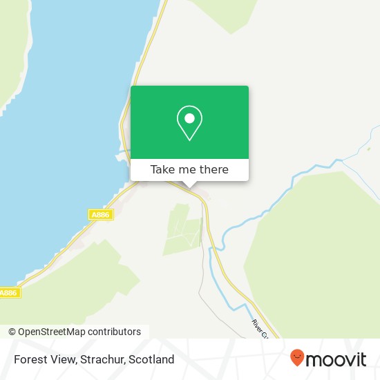 Forest View, Strachur map