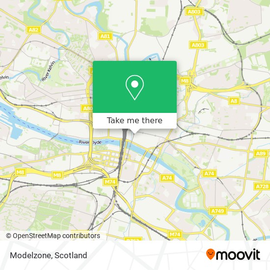 Modelzone map