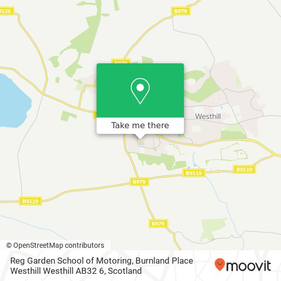 Reg Garden School of Motoring, Burnland Place Westhill Westhill AB32 6 map