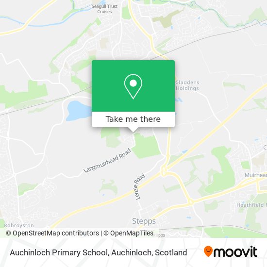 Auchinloch Primary School, Auchinloch map