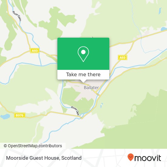 Moorside Guest House map