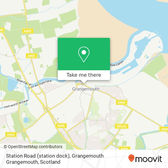 Station Road (station dock), Grangemouth Grangemouth map