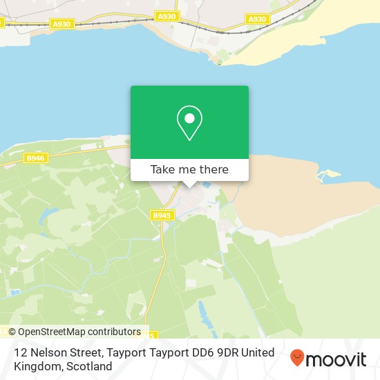 12 Nelson Street, Tayport Tayport DD6 9DR United Kingdom map