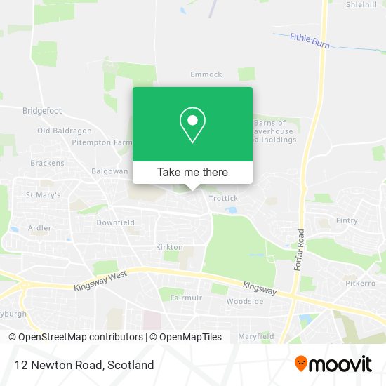 12 Newton Road map