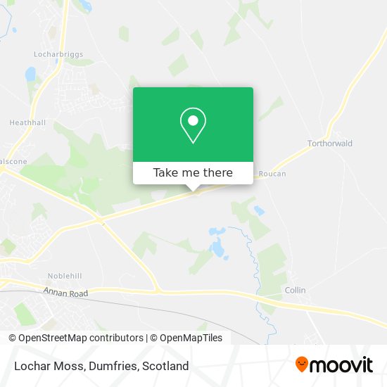 Lochar Moss, Dumfries map