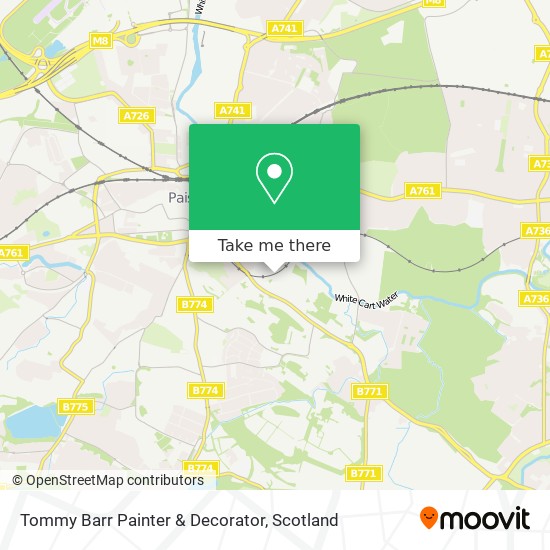 Tommy Barr Painter & Decorator map