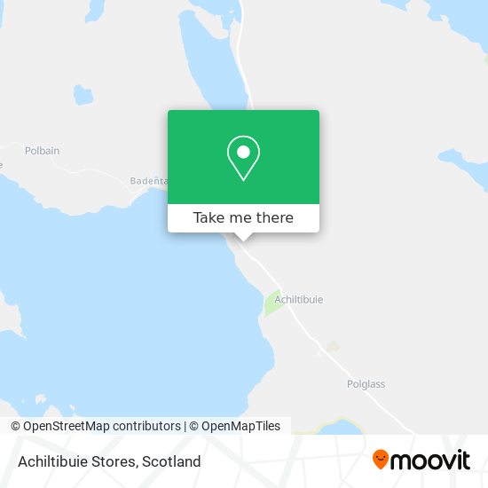 Achiltibuie Stores map