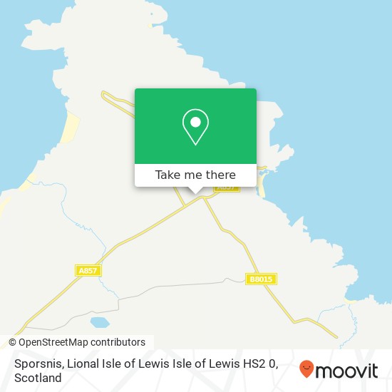Sporsnis, Lional Isle of Lewis Isle of Lewis HS2 0 map