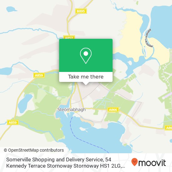 Somerville Shopping and Delivery Service, 54 Kennedy Terrace Stornoway Stornoway HS1 2LG map