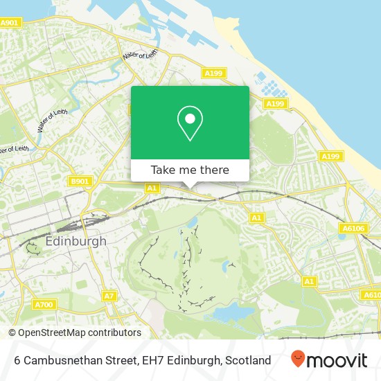 6 Cambusnethan Street, EH7 Edinburgh map