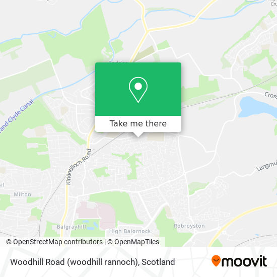 Woodhill Road (woodhill rannoch) map