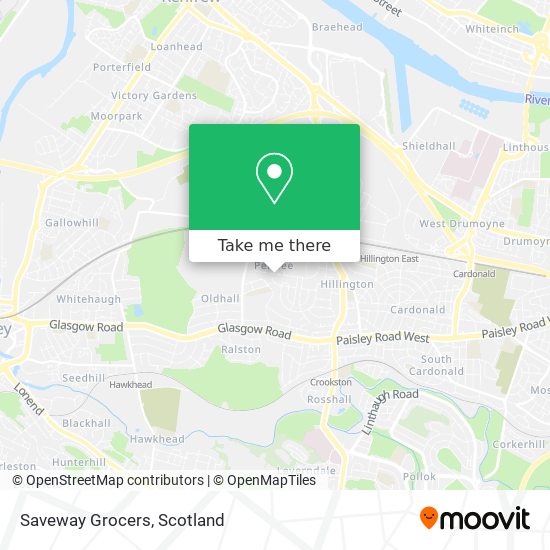 Saveway Grocers map