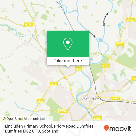 Lincluden Primary School, Priory Road Dumfries Dumfries DG2 0PU map