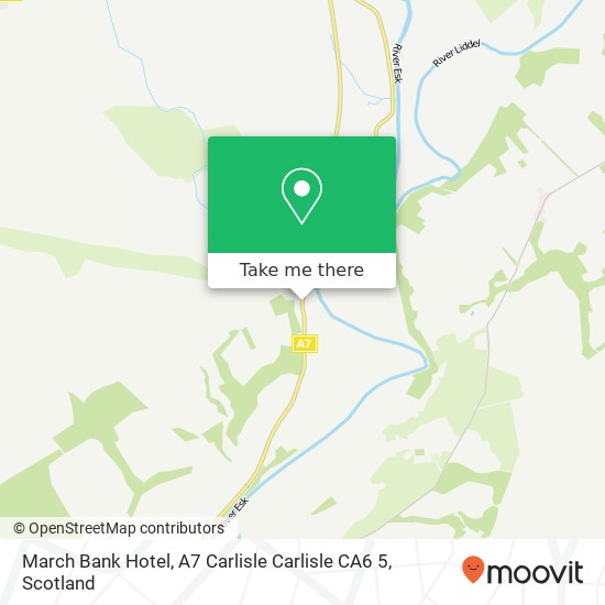 March Bank Hotel, A7 Carlisle Carlisle CA6 5 map