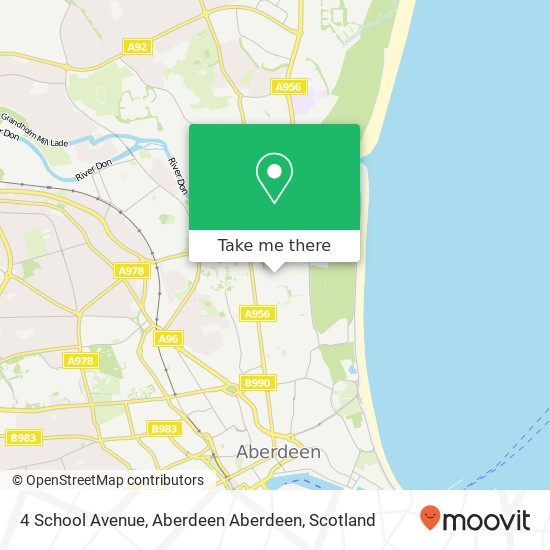 4 School Avenue, Aberdeen Aberdeen map